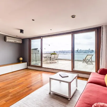 Duplex Flat W Panoramic Bosphorus View And Terrace * Стамбул